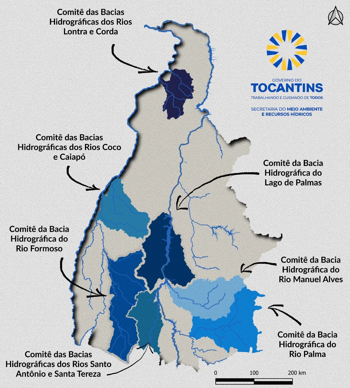 Comitês de Bacias Hidrográficas do Tocantins